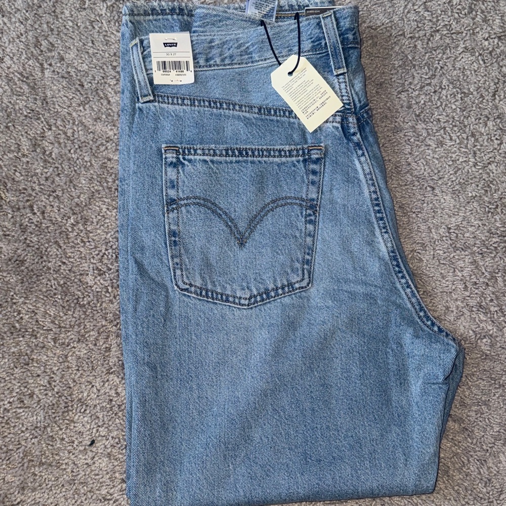 Levi's Light Blue Straight Leg Jeans